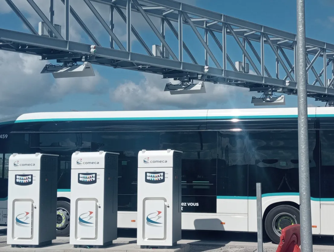 Points de charge bus Rennes